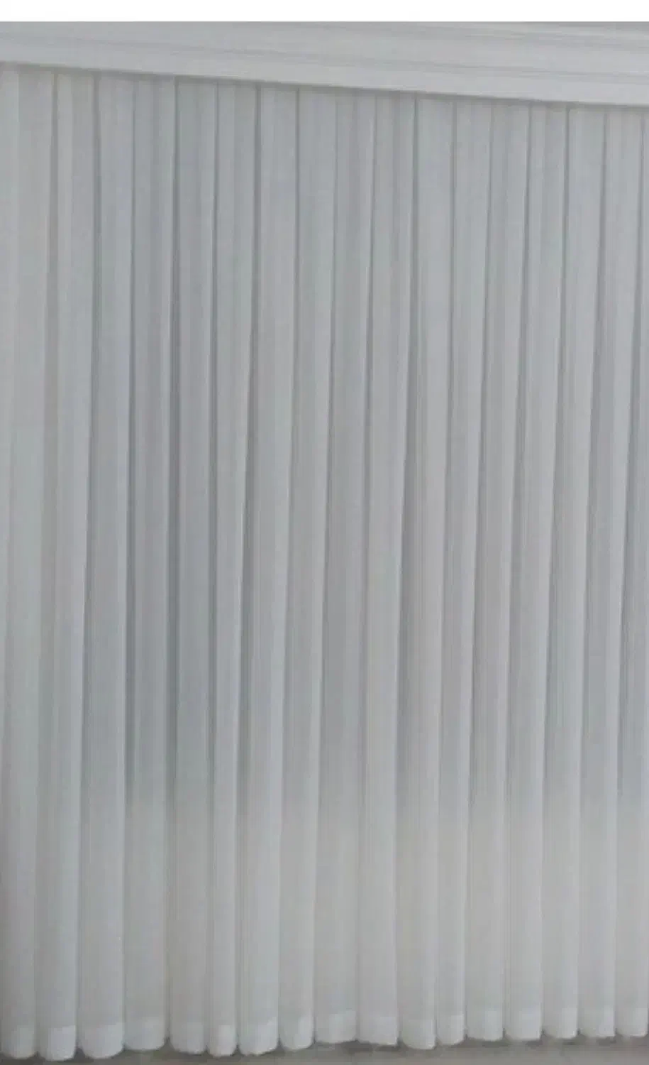 پرده حریر سفید|پرده، رانر، رومیزی|اهواز, کیانپارس |دیوار