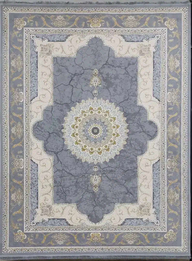 فرش مهرنگ ۱۲۵۰شانه تراکم ۳۰۰۰ زرین طلاکوب لاکچری|فرش|شیراز, فرگاز|دیوار