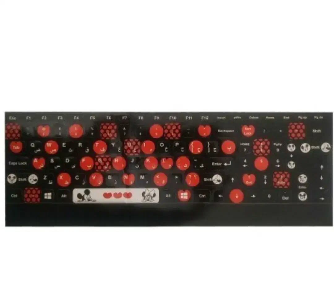 برچسب روی کیبورد|قطعات و لوازم جانبی رایانه|قم, ولیعصر|دیوار