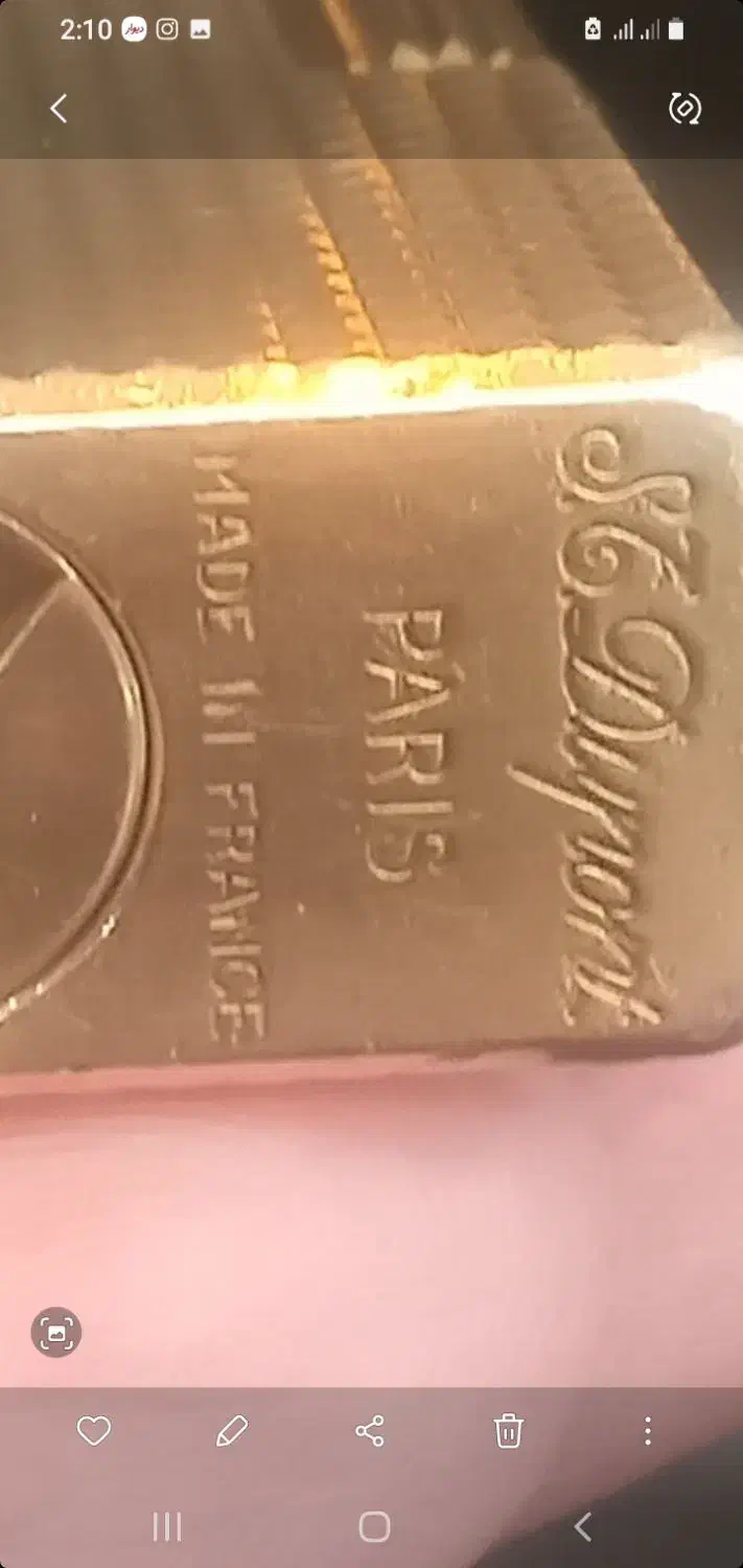 فندک سالم قدیمی ST Dupont فرانسه اصل|کلکسیون اشیاء عتیقه|تهران, دروس|دیوار