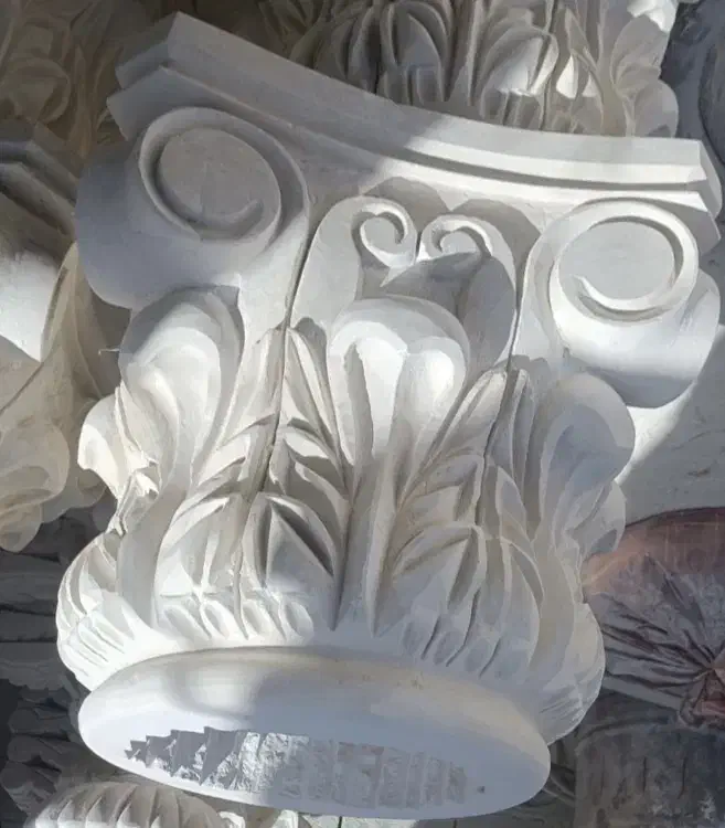 سرستون و پایه ستون های سنگی تراورتن عباس آباد|عمده‌فروشی|ماهدشت, |دیوار