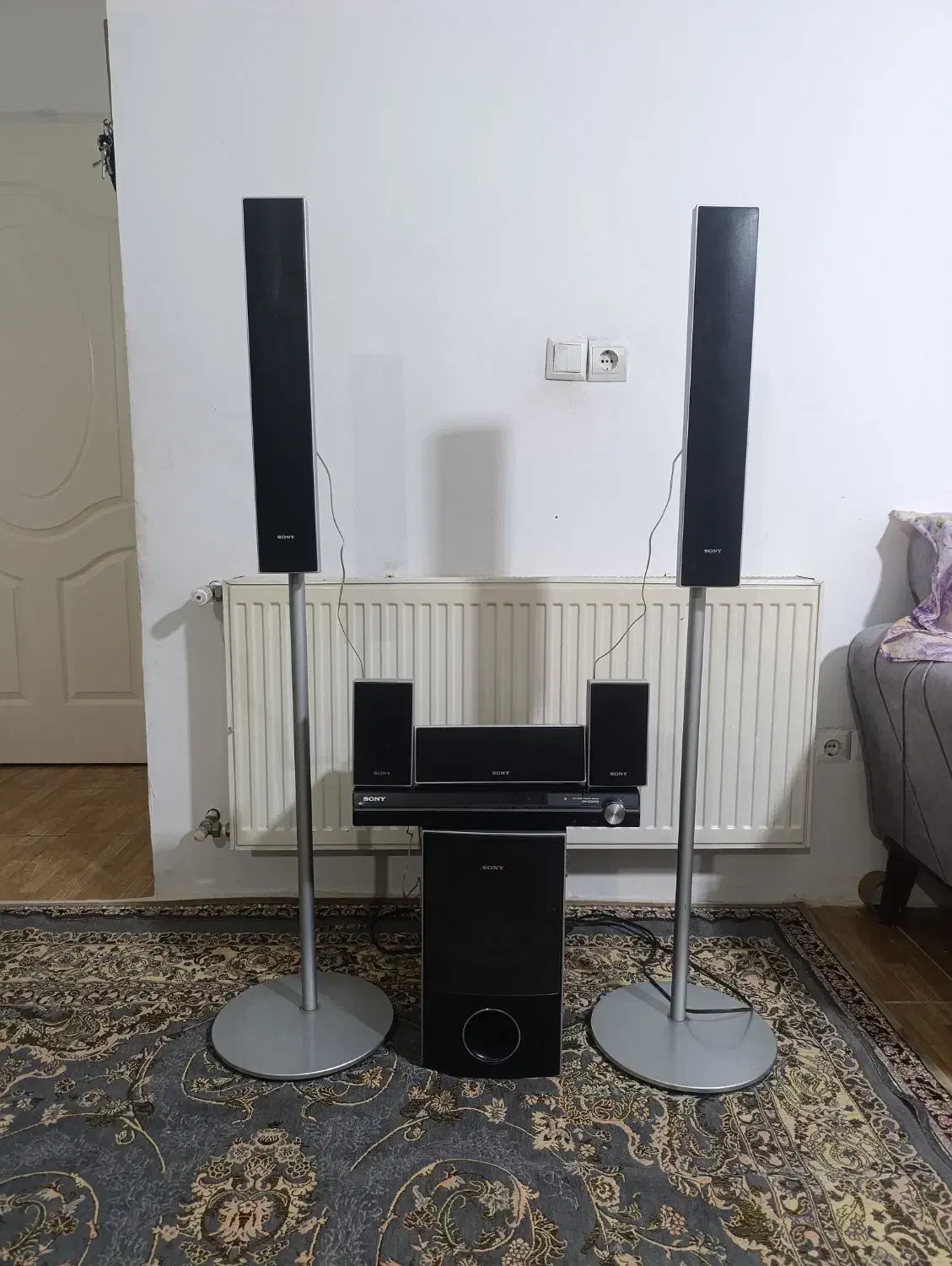 سینما خانگی سونی ژاپن  ۸ تیکه aux خور|سیستم صوتی خانگی|همدان, |دیوار