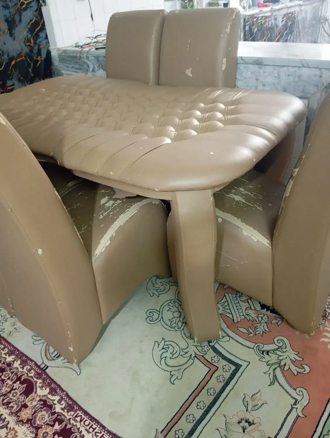 میز ناهارخوری|میز و صندلی غذاخوری|تربتحیدریه, فتح المبین|دیوار