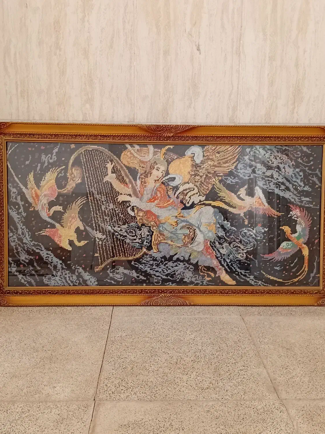 تابلو کاموا|تابلو فرش|ورامین, ورامین|دیوار