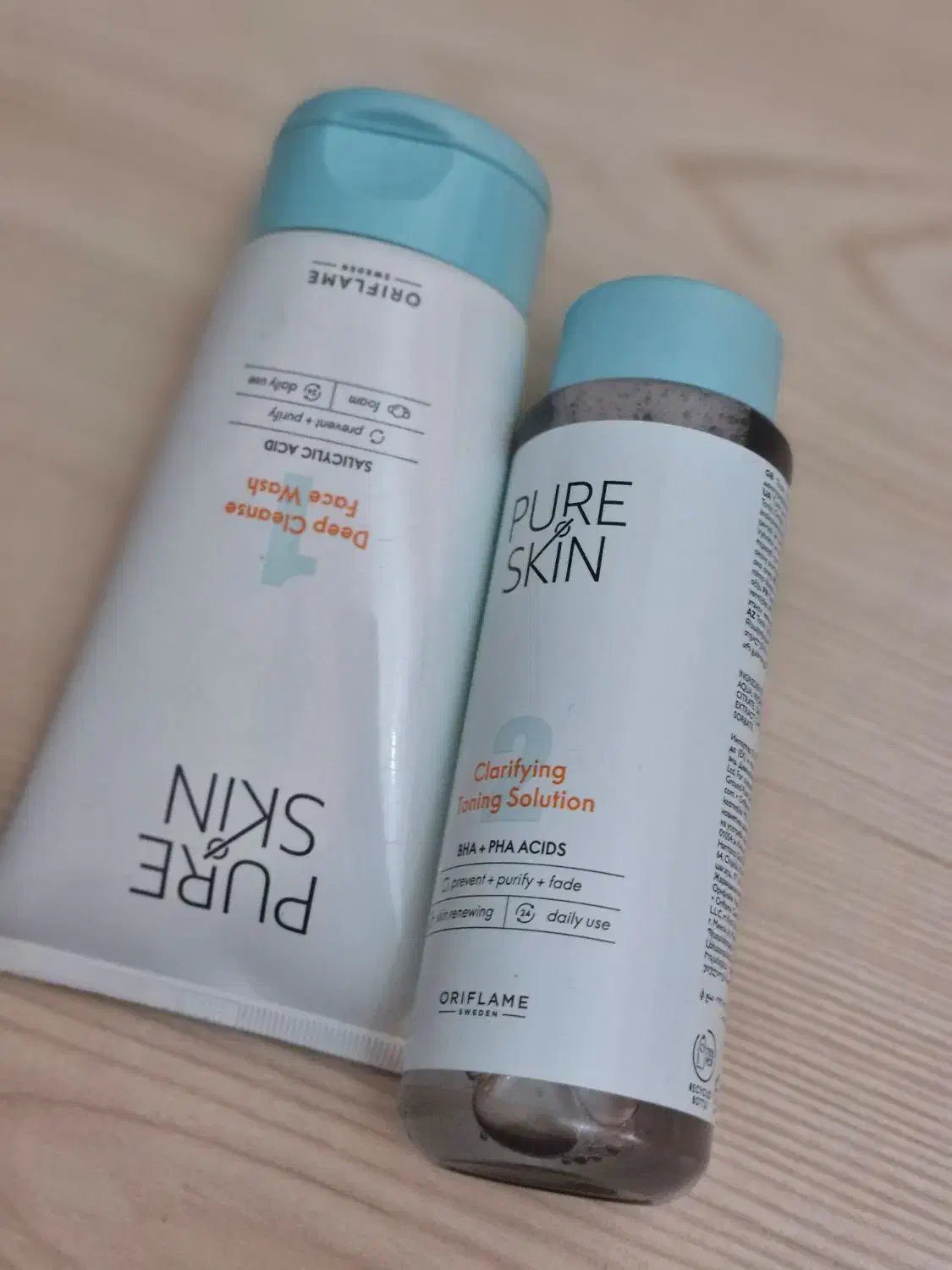 ژل شستشو وتونر مناسب پوست چرب برنداوریفلیم سوئد|آرایشی، بهداشتی، درمانی|خوی, |دیوار