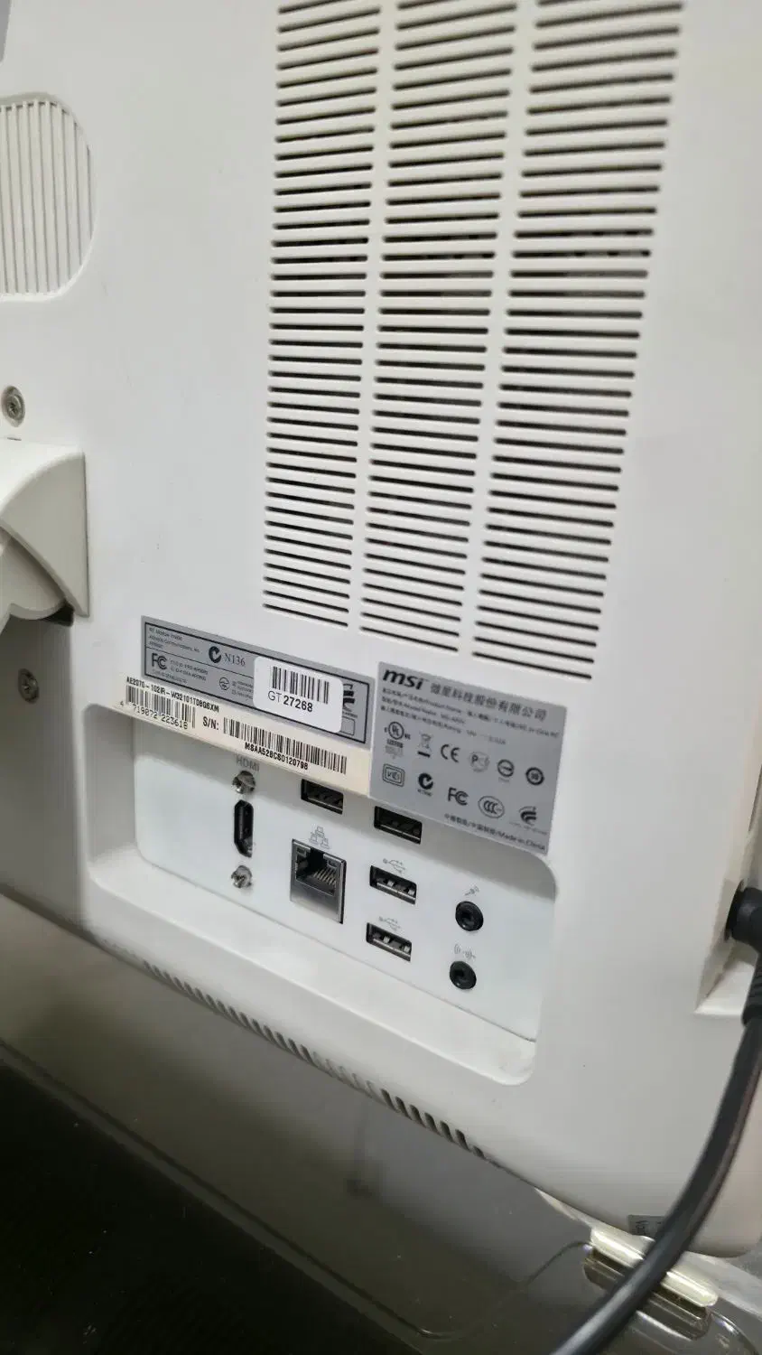 کامپیوتر همه کاره msi تاچ لمسی مناسب رستوران وکافه|رایانه رومیزی|تهران, ایرانشهر|دیوار