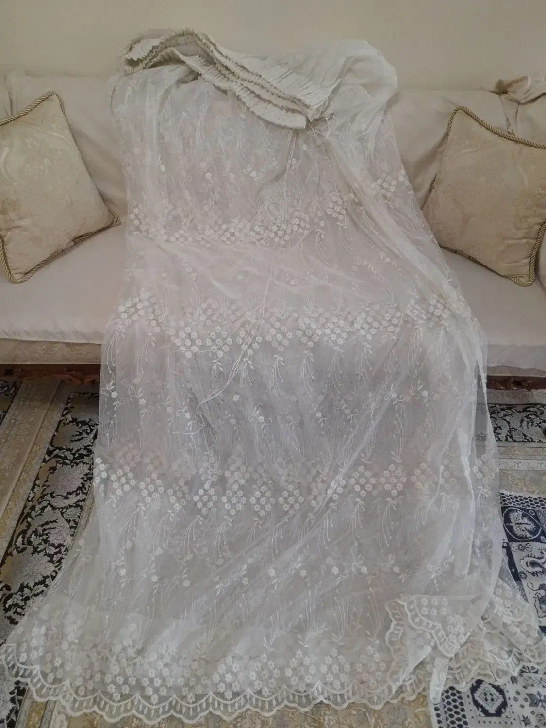 پرده توری|پرده، رانر، رومیزی|کرج, عظیمیه|دیوار