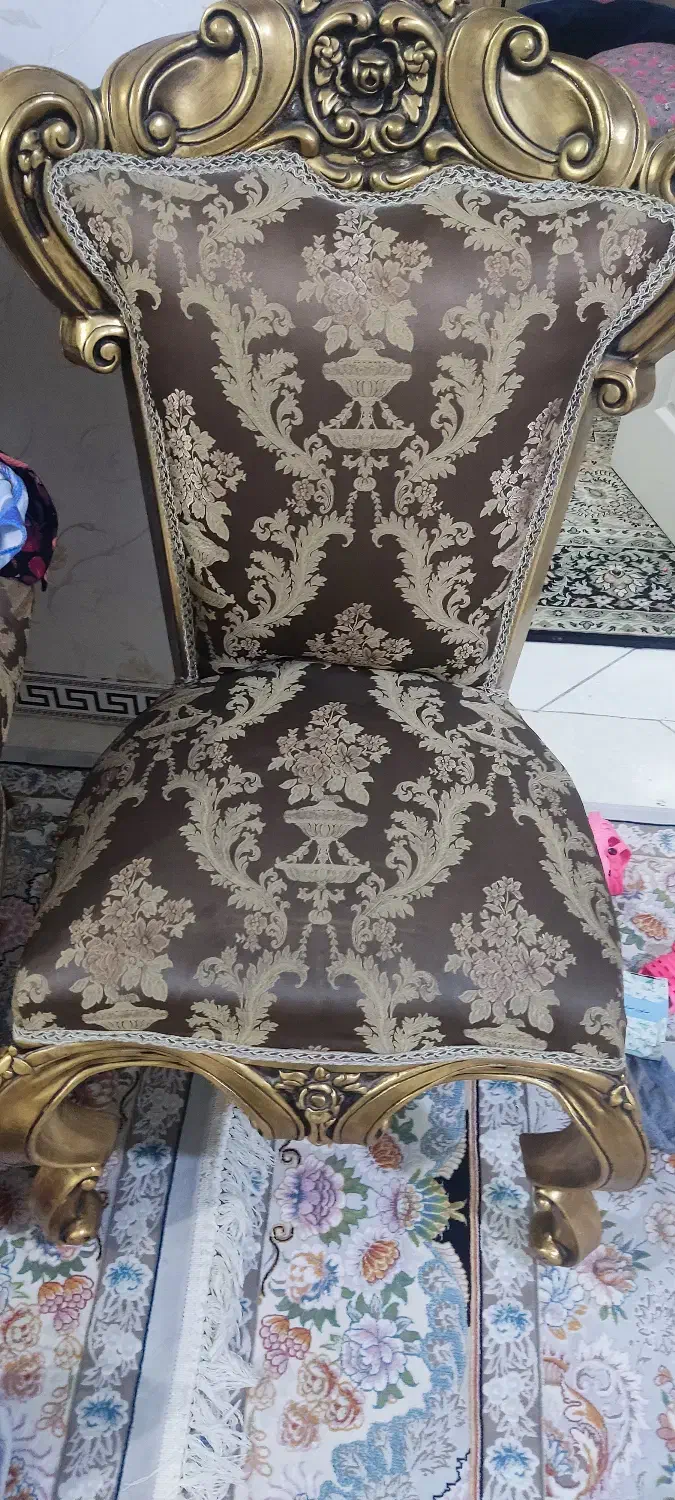 مبل سلطنتی چوب گردو|مبلمان خانگی و میز عسلی|محمدشهر, شهرک چمران|دیوار