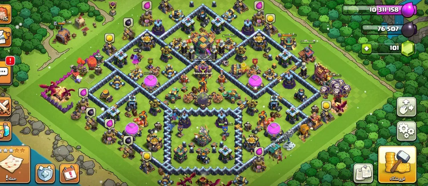 اکانت کلش اف کلنز|کنسول، بازی ویدئویی و آنلاین|مرودشت, دولت آباد|دیوار