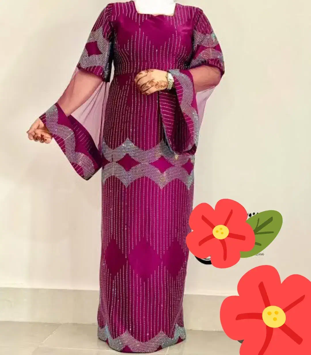 نگین کوبی ماهلین|لباس|کهنوج, |دیوار