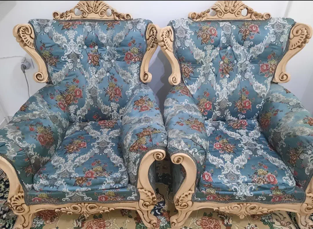 مبل سلطنتی|مبلمان خانگی و میز عسلی|لاهیجان, فیاض|دیوار