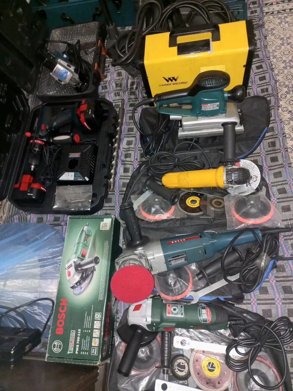 سمباده لرزان مینی سنگفرز رنده نجاری اینورتر عمودبر|ابزارآلات|تهران, کرمان|دیوار