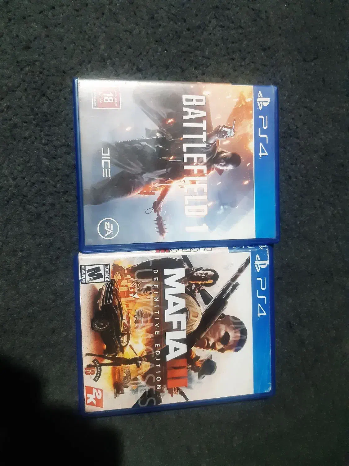 دیسک ps4 مافیا ۳ و بتلفیلد ۱|کنسول، بازی ویدئویی و آنلاین|گلستان (تهران), |دیوار