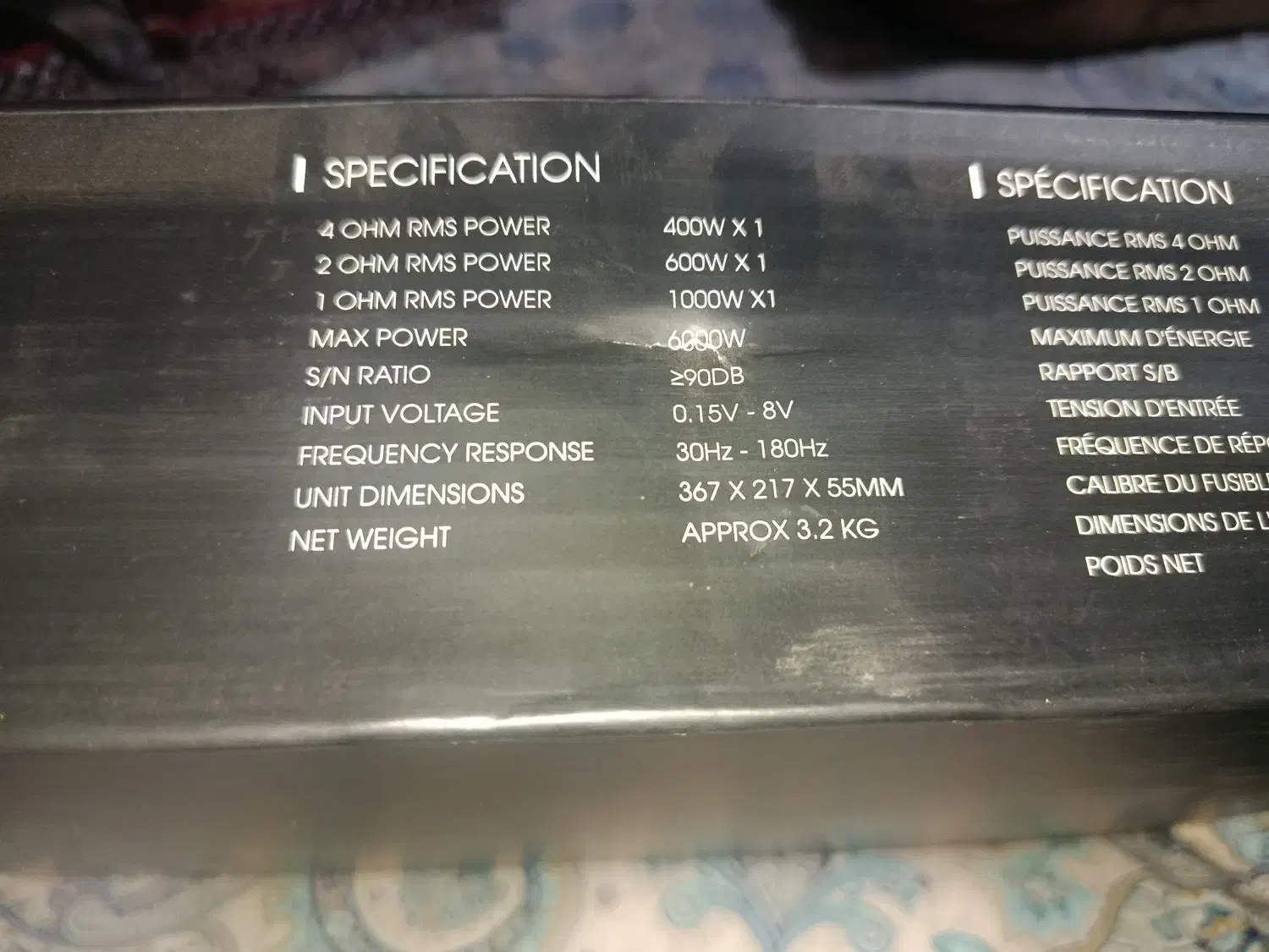 آمپیلی آمد مونو 1000وات rms|قطعات یدکی و لوازم جانبی|پاکدشت, حصار امیر|دیوار