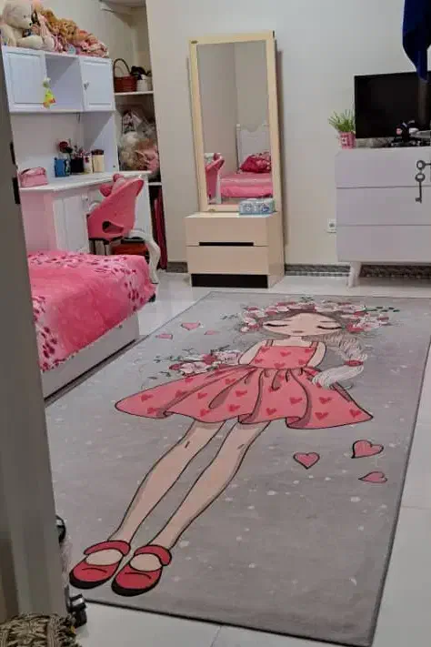 فرش دولایه مودما اتاق کودک|فرش|گرمدره, |دیوار