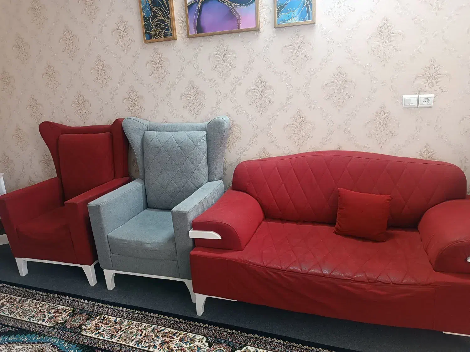 مبل راحتی ۷نفره|مبلمان خانگی و میز عسلی|لاران, |دیوار