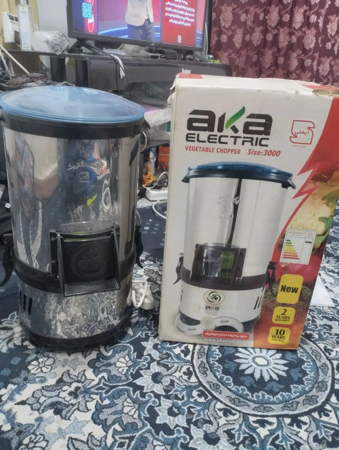 سبزی خوردکن برقی اکا الکتریک 3 کیلو|خردکن، آسیاب، غذاساز|بندر کنگان, |دیوار