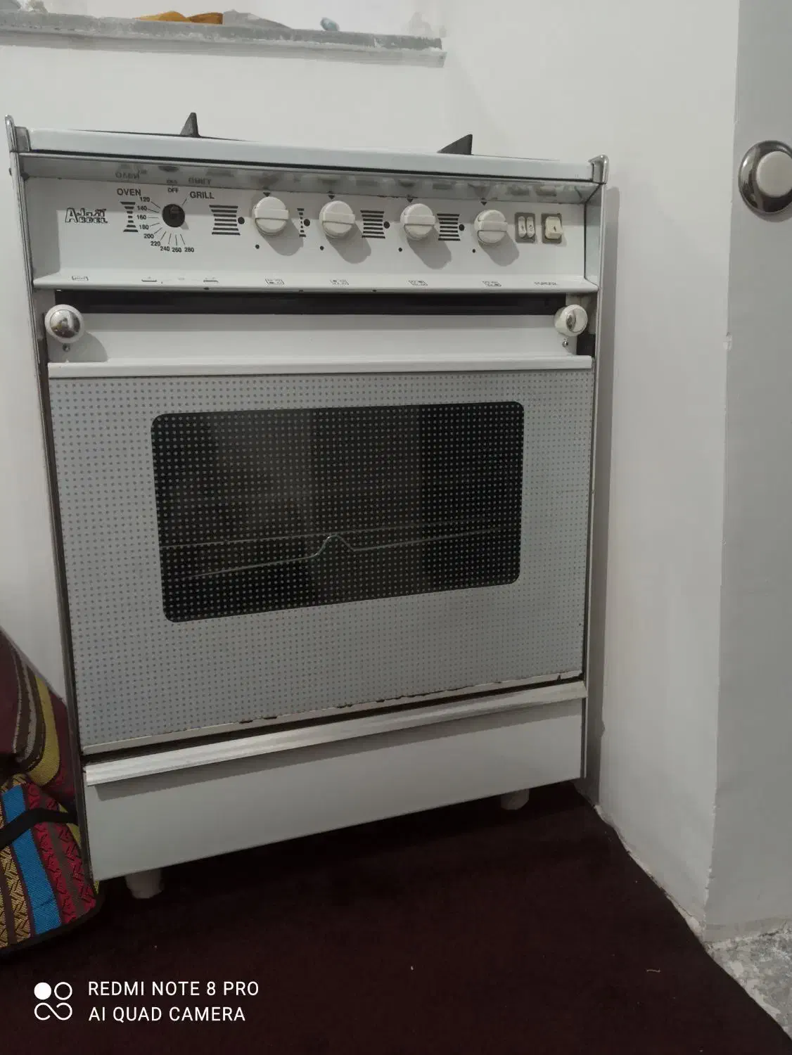 گاز چهار شعله فر دار سالم و بدون ایراد|اجاق گاز و لوازم برقی پختوپز|پاوه, |دیوار