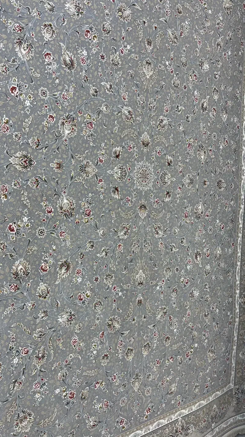 فرش 1500شانه تراکم4500 افشان درباری|فرش|شاهینشهر, گرگاب|دیوار