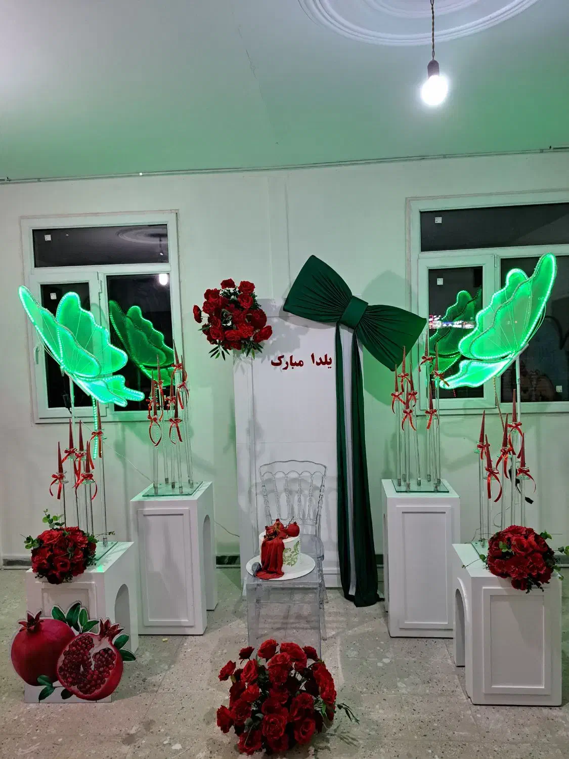 یلدا،عقد،دکوربله برون،جشن یلدا،بادکنک ارایی|خدمات پذیرایی، مراسم|پاکدشت, حصار امیر|دیوار