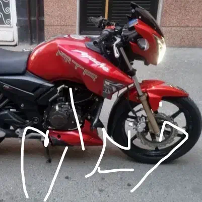 موتور آپاچی سوییچ|موتورسیکلت|کرمانشاه, |دیوار