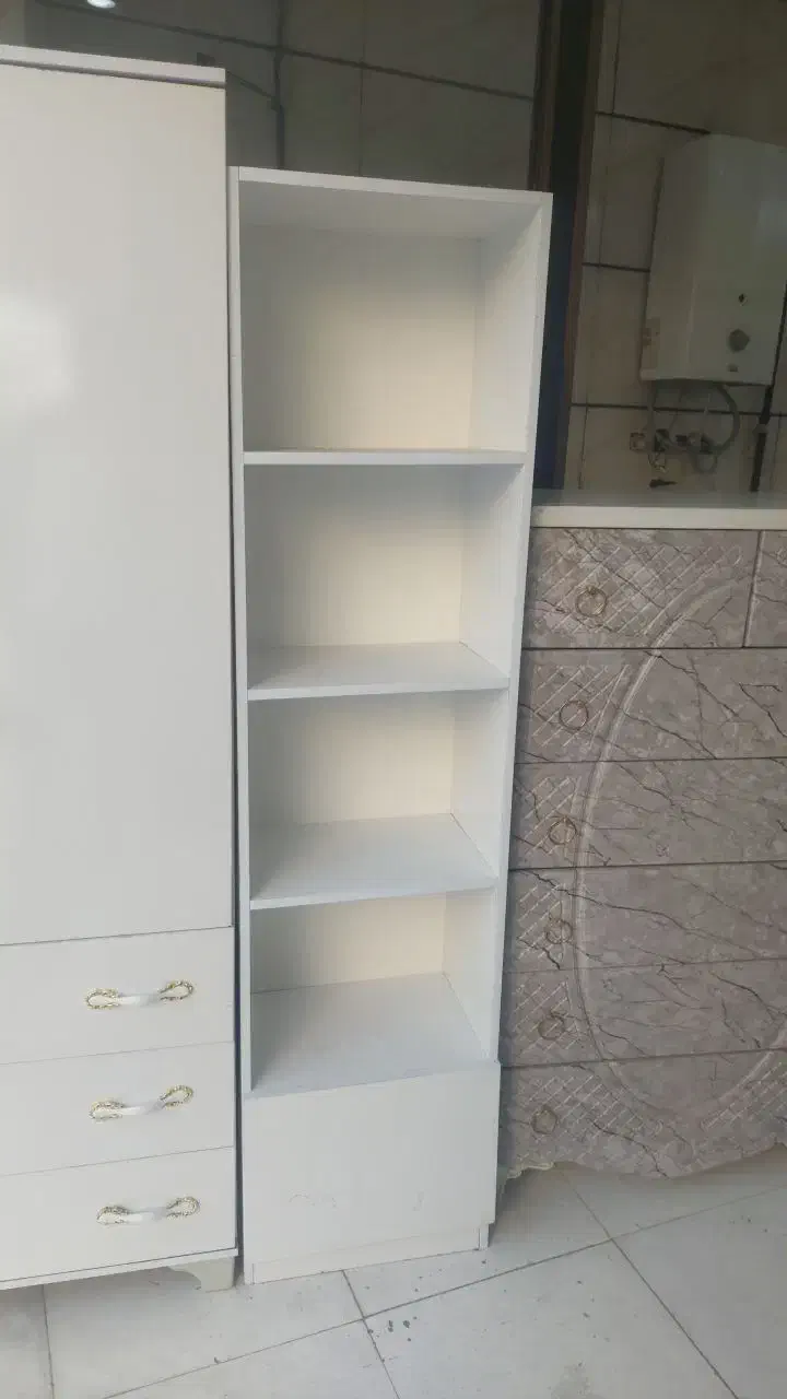 کتابخانه|کتابخانه، شلف، قفسه‌های دیواری|نسیم‌شهر, |دیوار