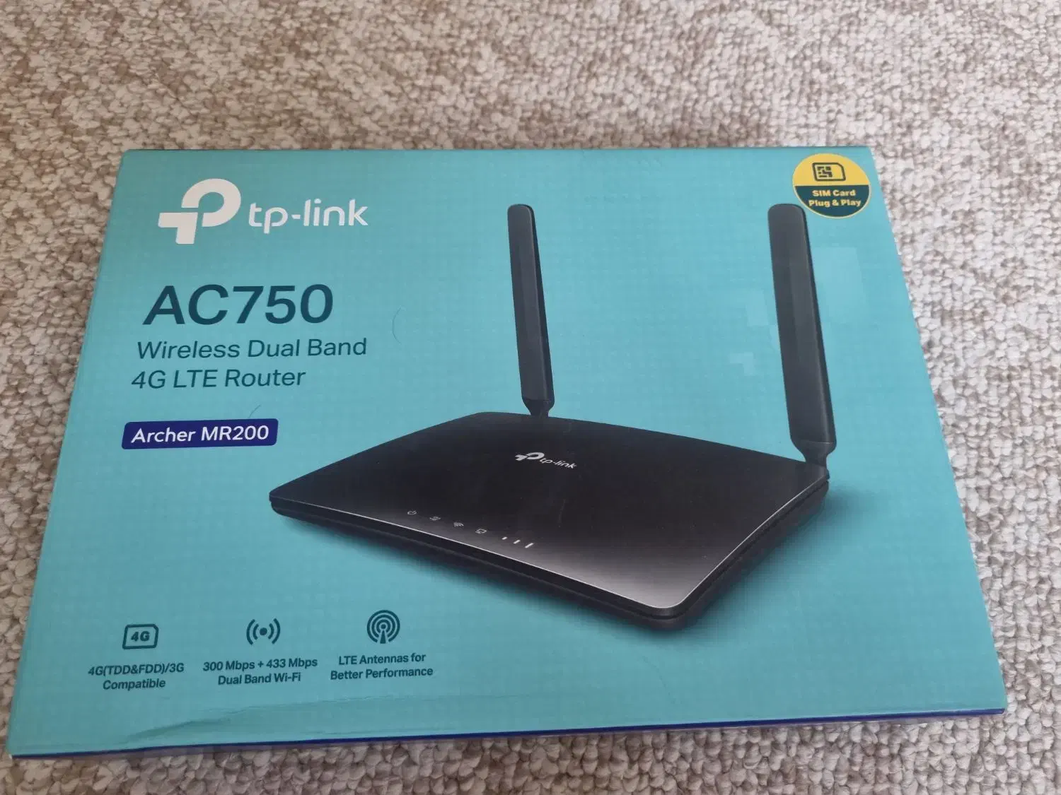 مودم تی پی لینک سیم کارت خور|مودم و تجهیزات شبکه|بجنورد, |دیوار