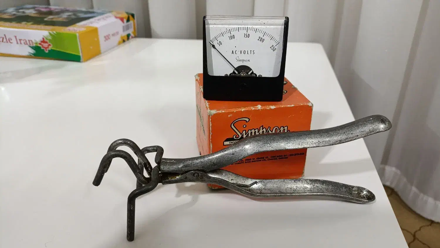 آمپر سنج وانبرچنگالی قدیمی|کلکسیون اشیاء عتیقه|نسیم‌شهر, |دیوار