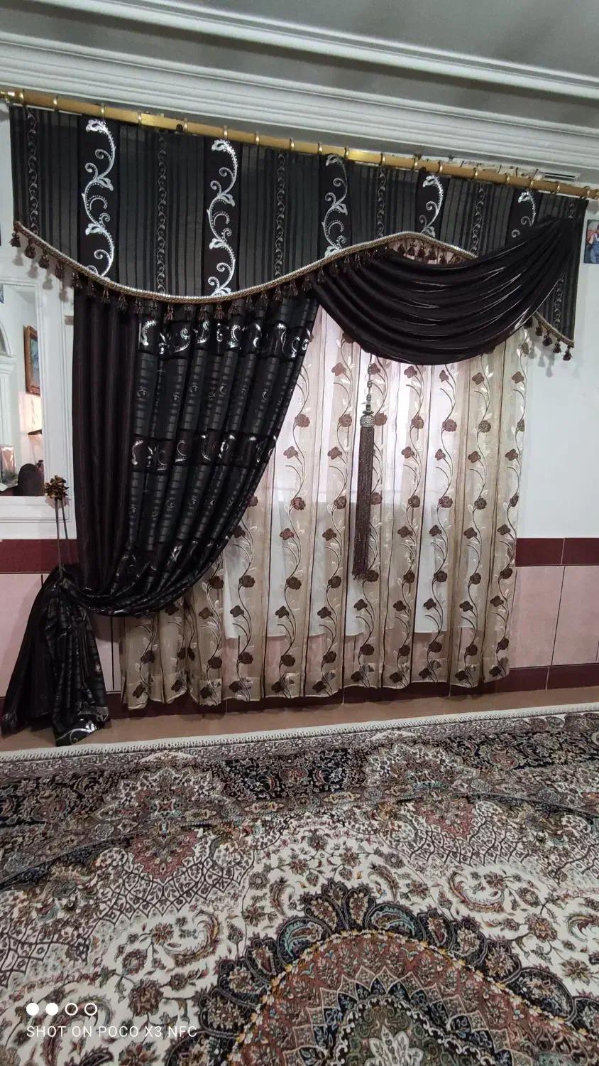 پرده پذیرایی|پرده، رانر، رومیزی|القجر, |دیوار