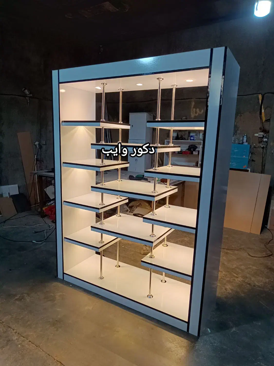 پیشخوان ویترین دکور قفسه بندی میزکار اسنداجیلیMdf|فروشگاه و مغازه|تهران, حسن‌آباد|دیوار