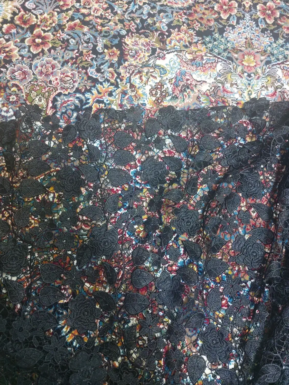 پارچه گیپورمشکی مجلسی|لباس|تهران, اتابک|دیوار