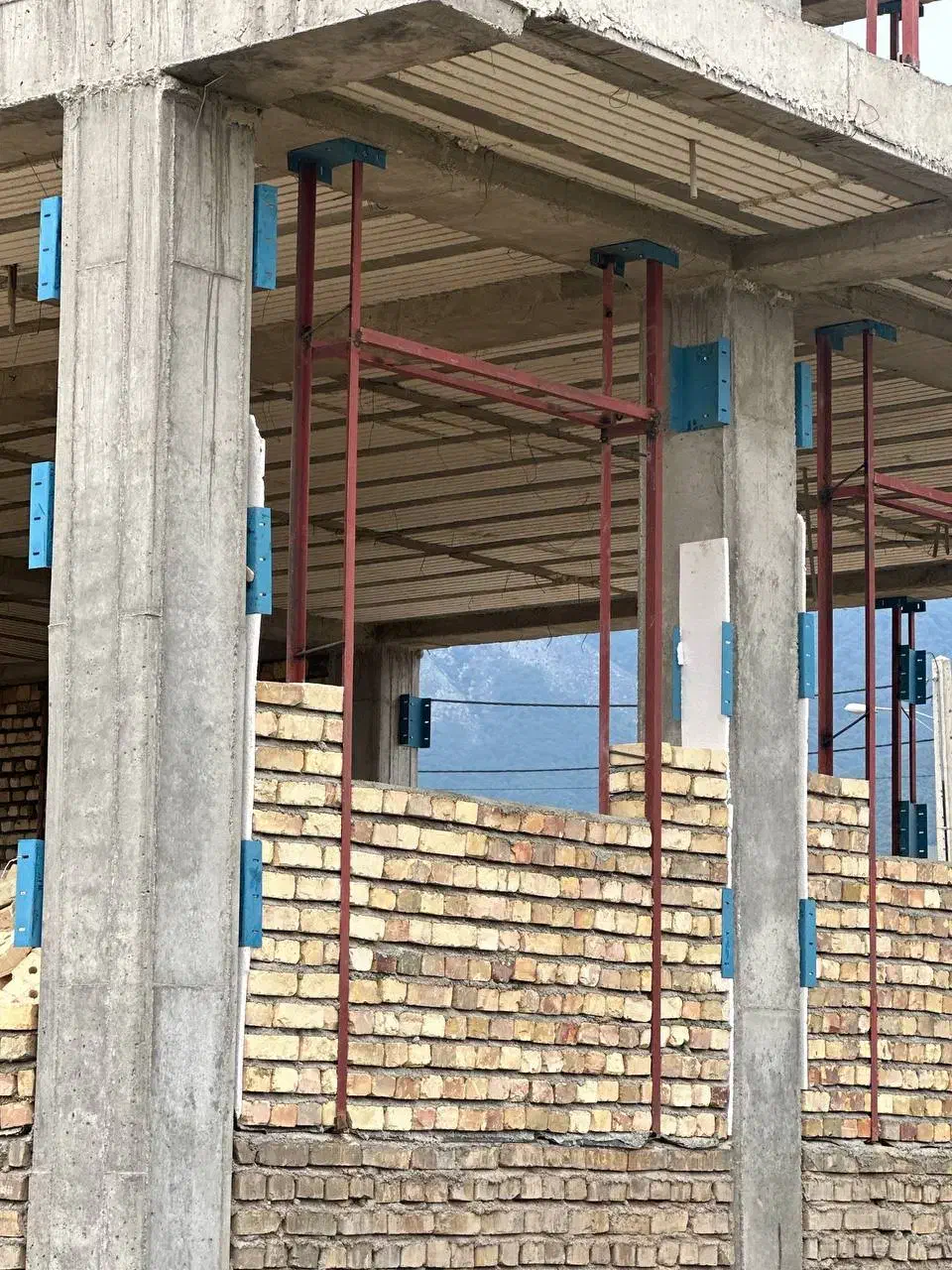 والپست میلگرد بستر گیره قلاب نبشی .همراه با اجرا|مصالح و تجهیزات ساختمان|گالیکش, |دیوار