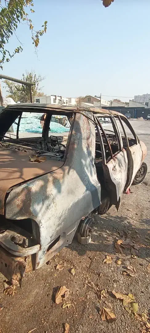 پراید ۱۳۱ مدل ۹۵ سوخته،تصادفی،چپی|خودرو سواری و وانت|ری, جوانمرد قصاب|دیوار