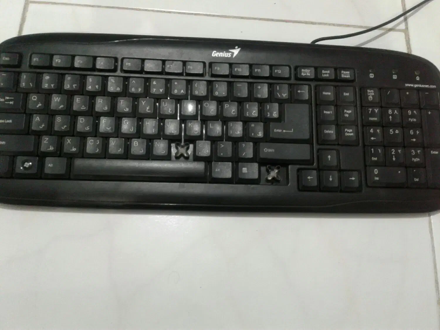 دو عدد کیبورد|قطعات و لوازم جانبی رایانه|کرمانشاه, |دیوار