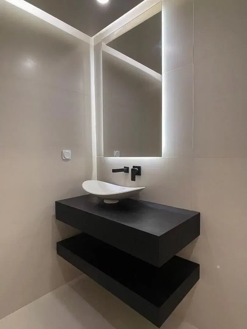 تولید کننده کاسه روشویی و شلف روشویی مارمونایت|لوازم سرویس بهداشتی|مشهد, شهرک صنعتی توس|دیوار