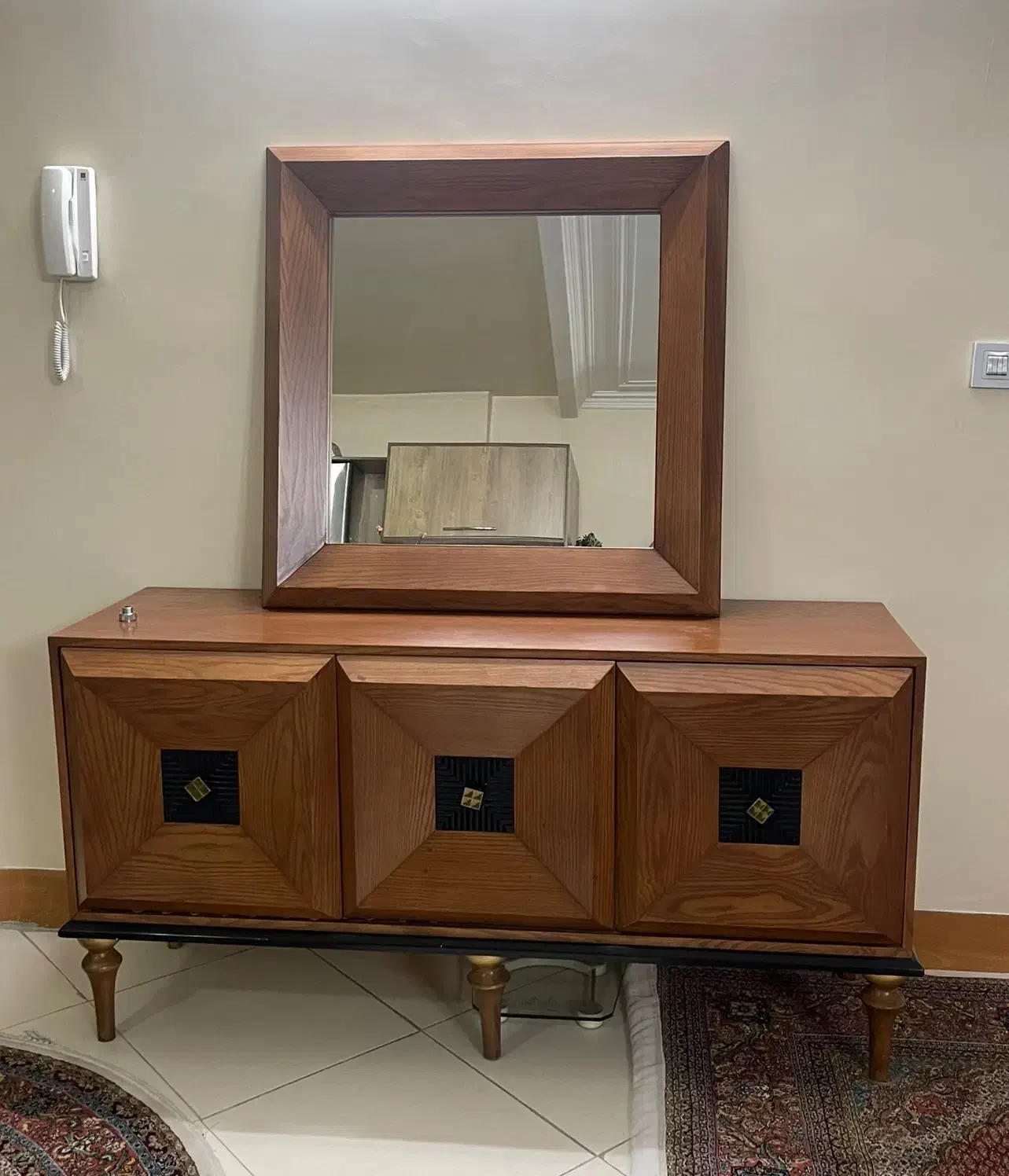 ست آیینه کنسول و میز تلویزیون|بوفه، ویترین، کنسول|تهران, شهرک بعثت|دیوار