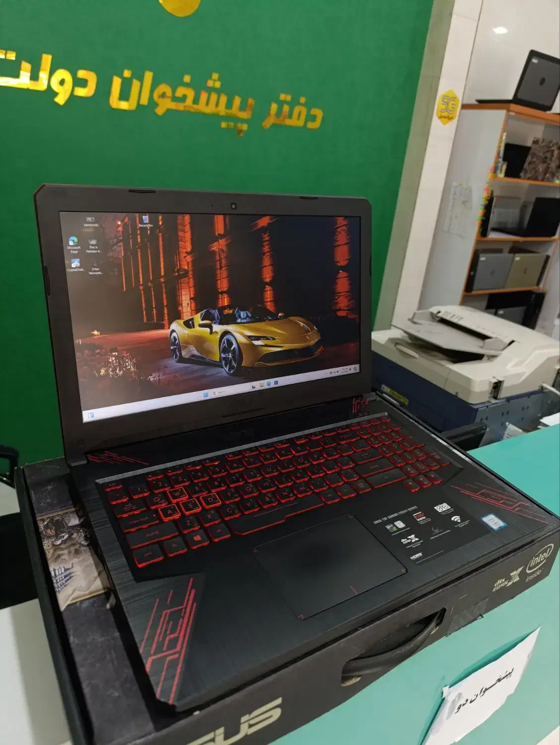 لپ تاپ آمریکایی گرافیک بالا ASUS GAMING|رایانه همراه|هشتگرد, هشتگرد قدیم|دیوار