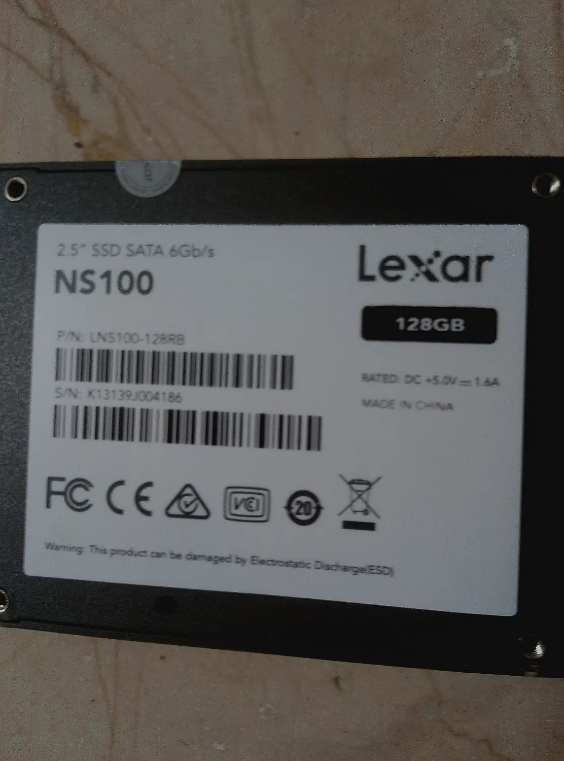 SSD 128 G Lexar|قطعات و لوازم جانبی رایانه|قدس, شهر‌قدس|دیوار