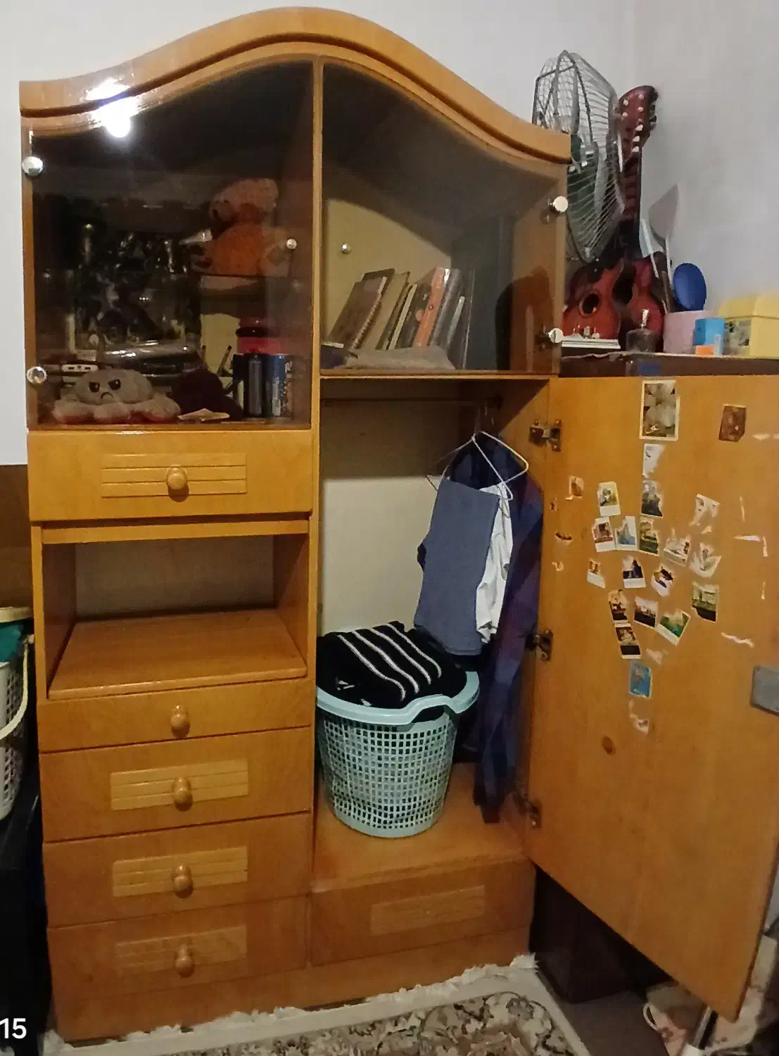 1 کمد نوجوان|جاکفشی، کمد، دراور|رشت, حمیدیان|دیوار