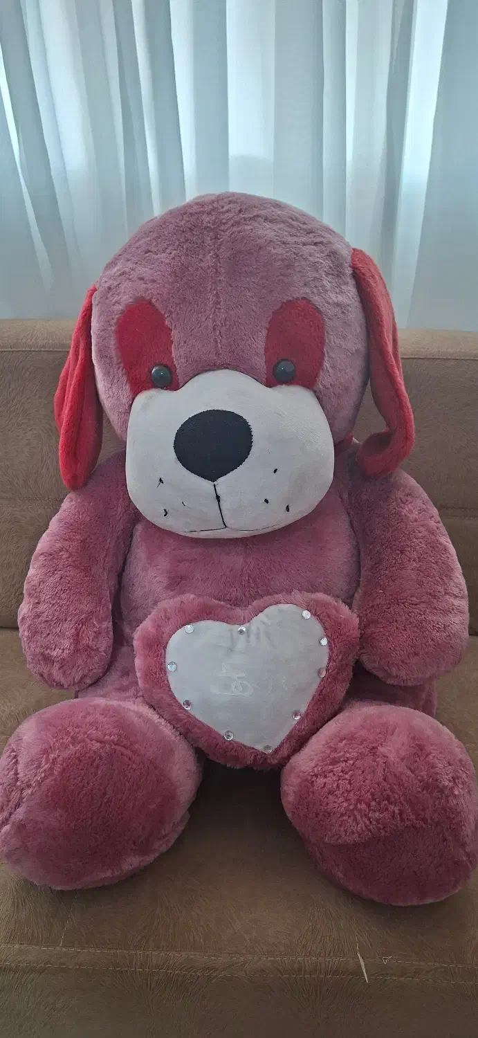 عروسک بزرگ سگ|اسباب‌بازی بچه|سمنان, |دیوار