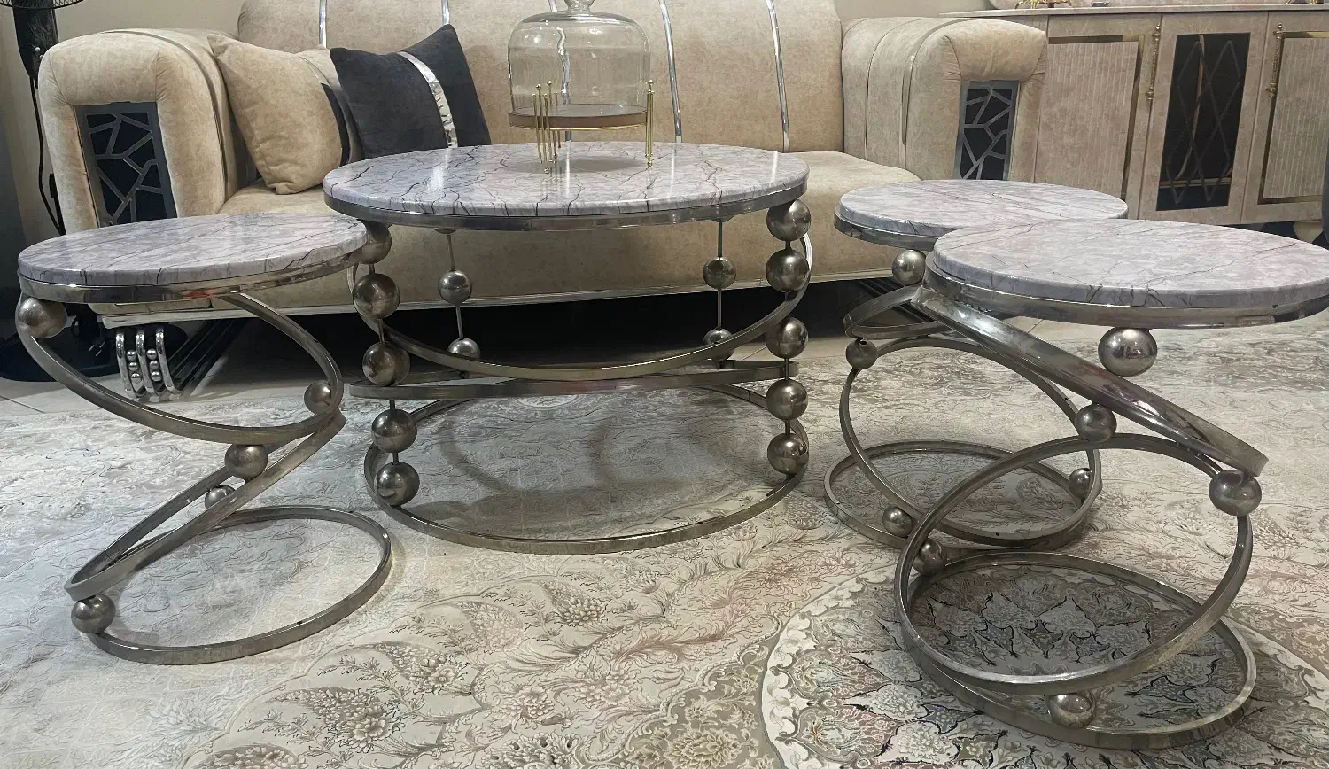 میز عسلی ۴ تیکه|مبلمان خانگی و میز عسلی|ری, دولت‌آباد|دیوار