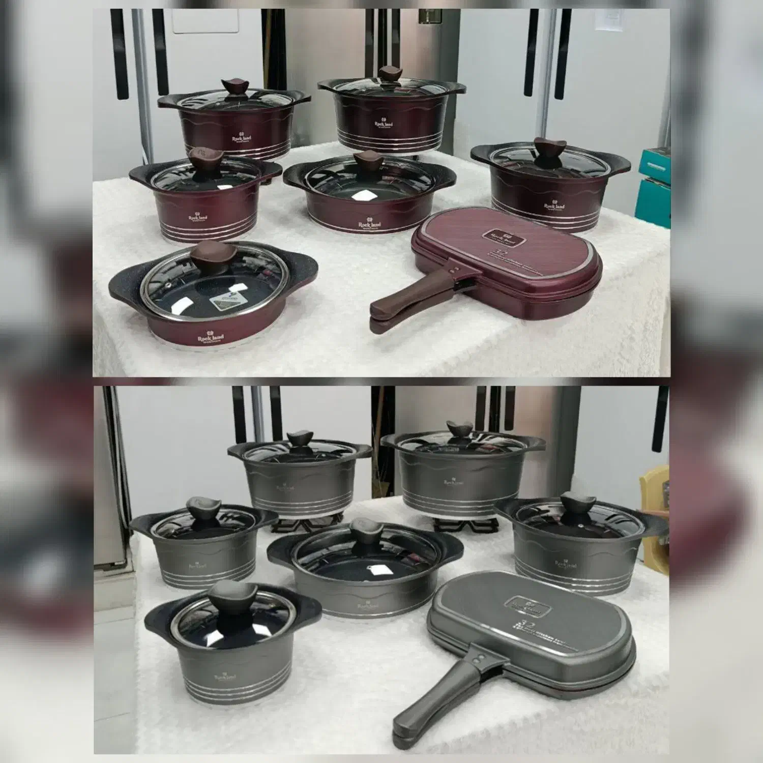 سرویس قابلمه راکلند 14 پارچه اقساطی نیرو انتظامی|ظروف پختوپز|خرمآباد, |دیوار