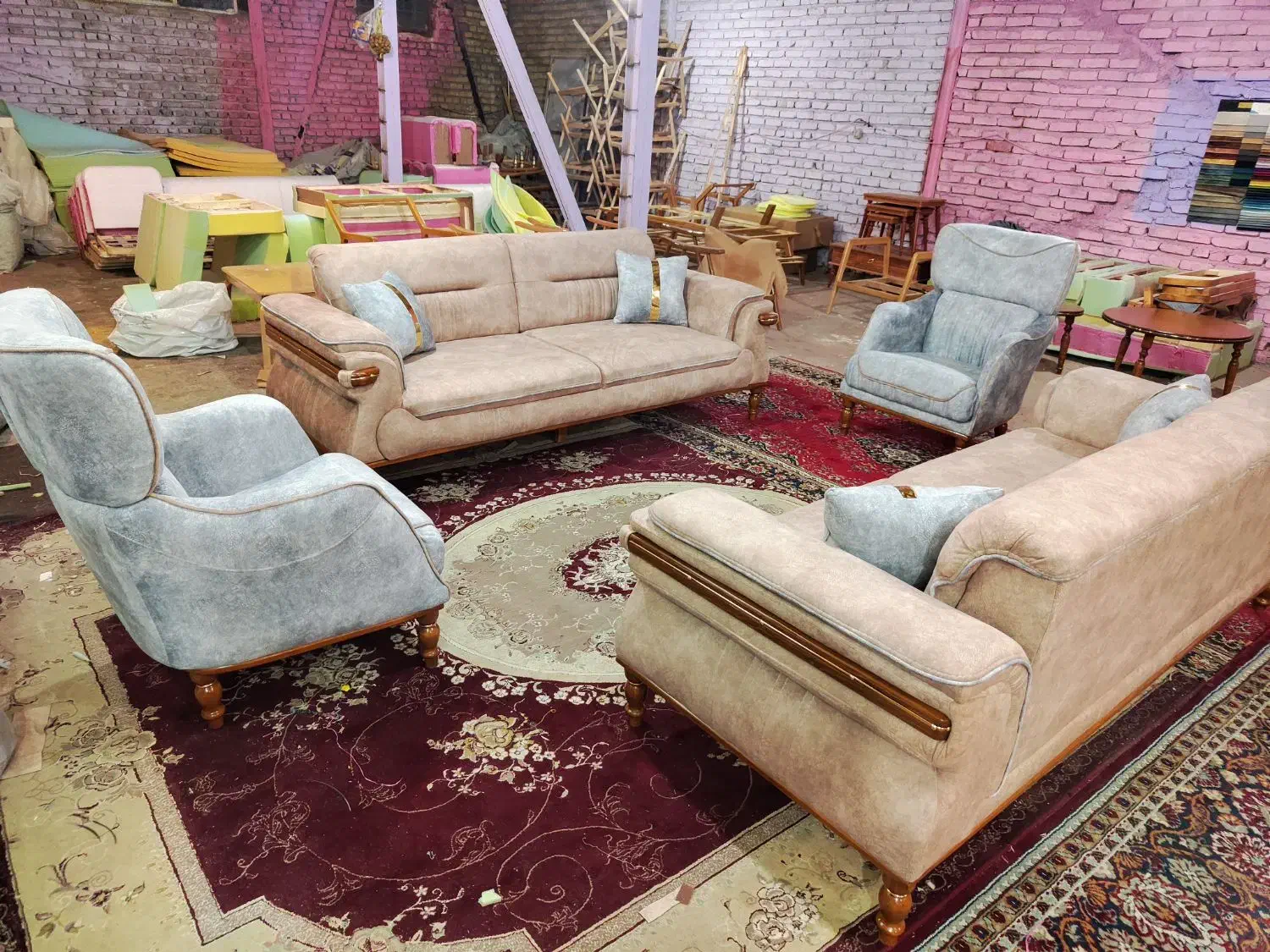 مبل راحتی آماده ارسال مستقیم بی واسطه|مبلمان خانگی و میز عسلی|ملایر, |دیوار