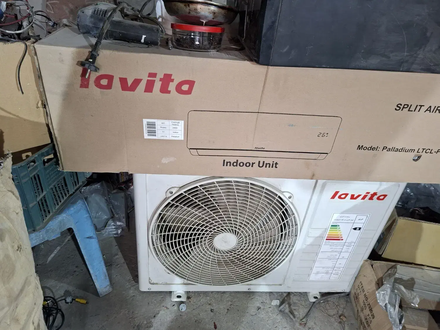 کولر گازی لاویتا ۲۴۰۰۰|کولر گازی و فن‌کوئل|ابریشم, |دیوار