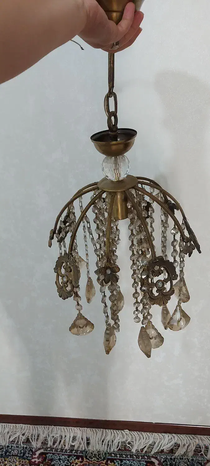 لوستر برنج|لوستر و چراغ آویز|پاکدشت, پاکدشت (مامازند)|دیوار