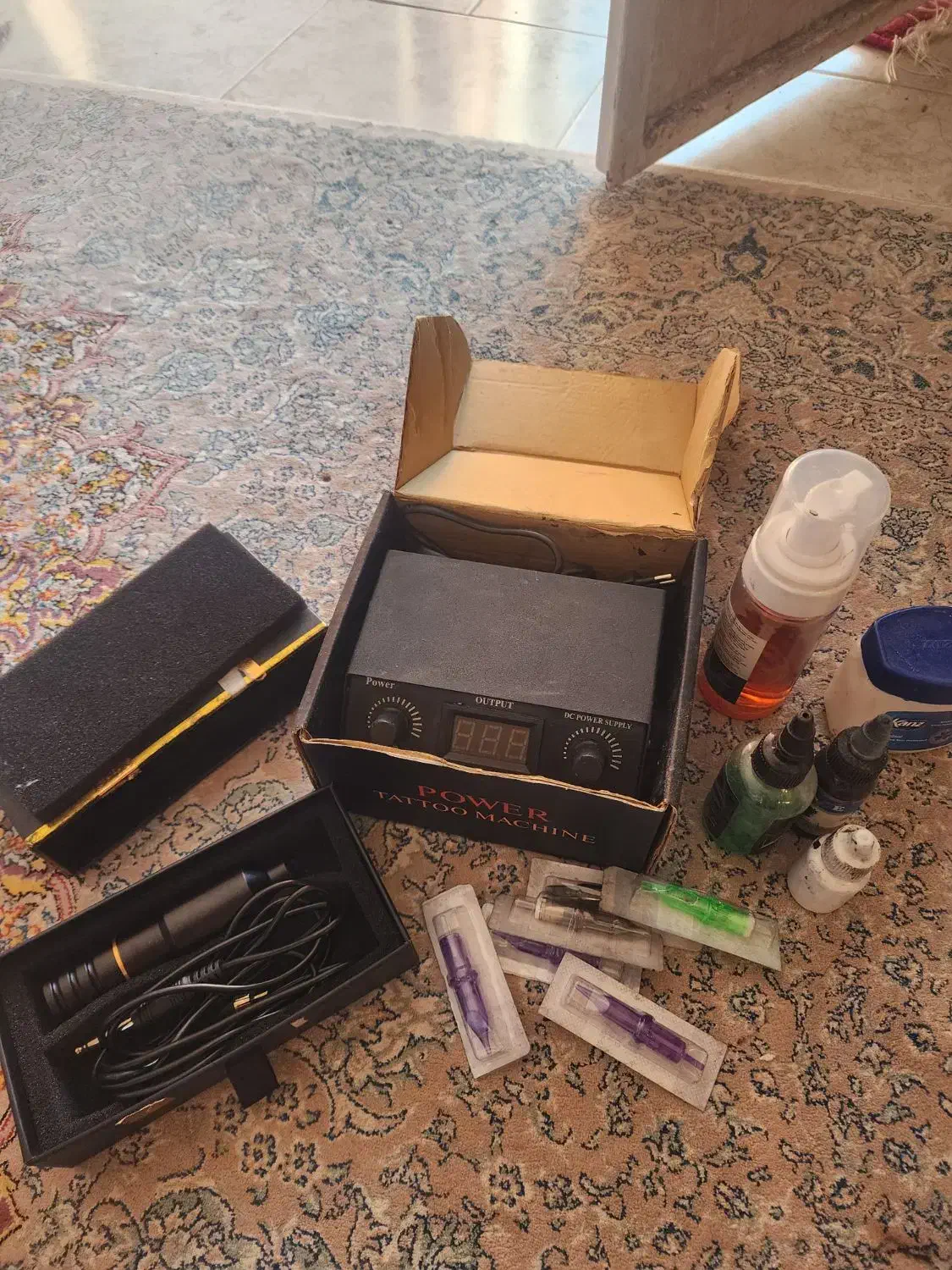 فروش دستگاه تتو بدن با وسایل کامل|آرایشی، بهداشتی، درمانی|هچیرود, |دیوار