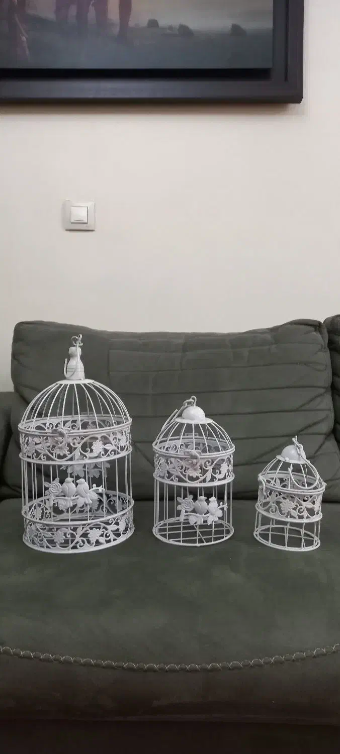 اویز طرح قفس تزیینی|صنایع دستی و سایر لوازم تزئینی|تهران, علم و صنعت|دیوار