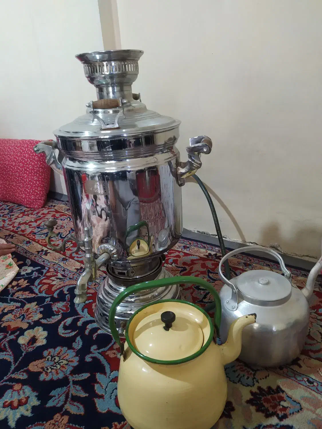 سماور مجلسی|سماور، چای‌ساز، قهوه‌ساز|بروجرد, |دیوار