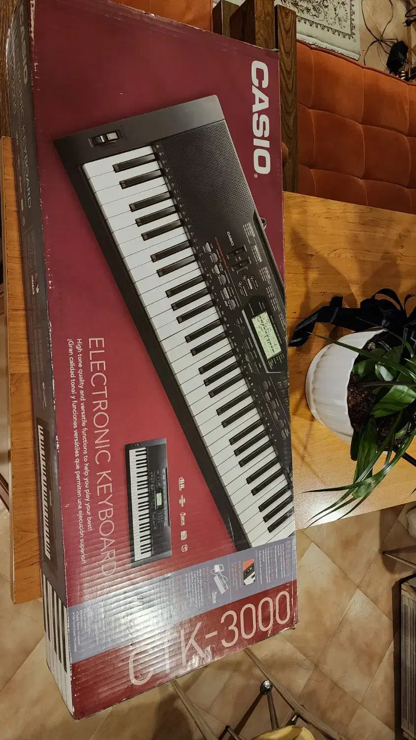 ارگ کاسیو Casio CTK 3000 کیبورد|پیانو، کیبورد، آکاردئون|تهران, فلسطین (میدان انقلاب)|دیوار