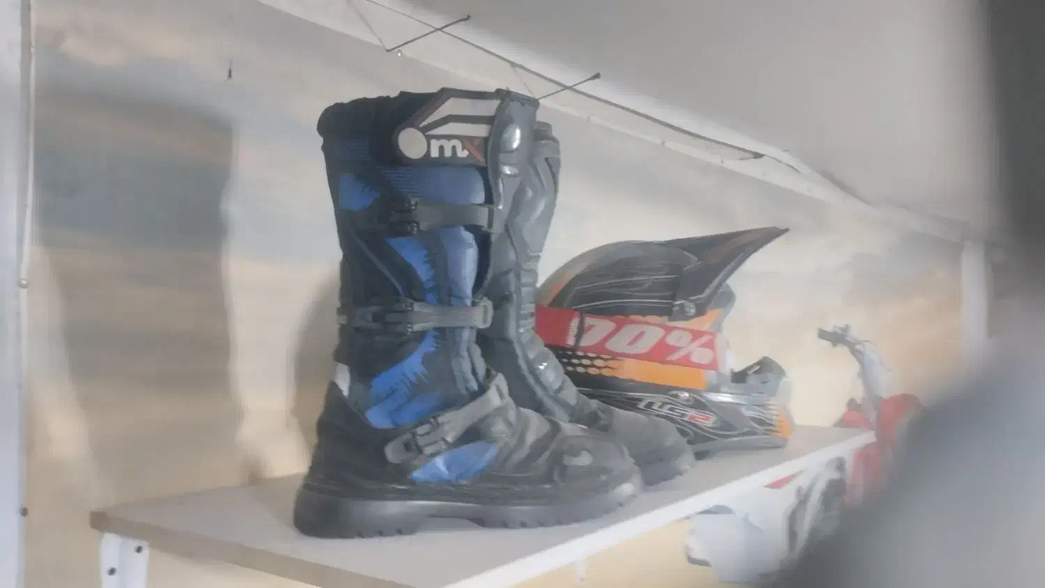 کلاه کراسی با بوت کراسی|تجهیزات ورزشی|گناباد, |دیوار